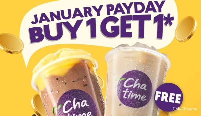 Promo Chatime dan Kimukatsu Payday Januari 2026, Ada Beli 1 Gratis 1