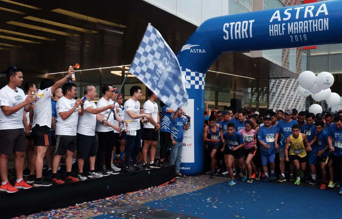 Astra Half Marathon ajak 4.000 pelari mengurangi pemakaian plastik