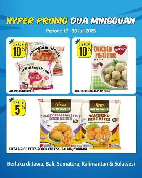 Promo Hypermart Dua Mingguan Periode 17-30 Juli 2025