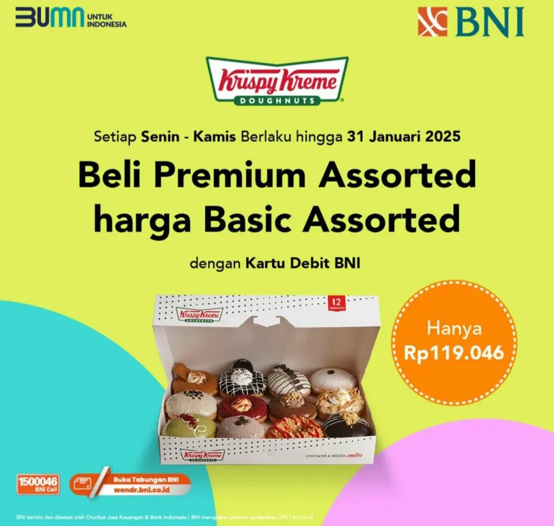 Promo Krispy Kreme x BNI