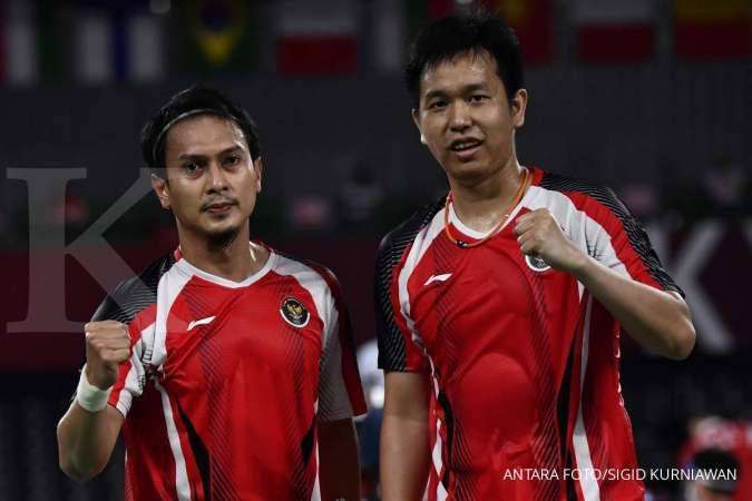 Jadwal atlet Indonesia di Olimpiade Tokyo 2020: Mohammad Ahsan/Hendra Setiawan melaju semifinal