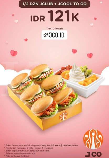 Promo J.CO Mingguan Terbaru Mulai 14-20 Februari 2022