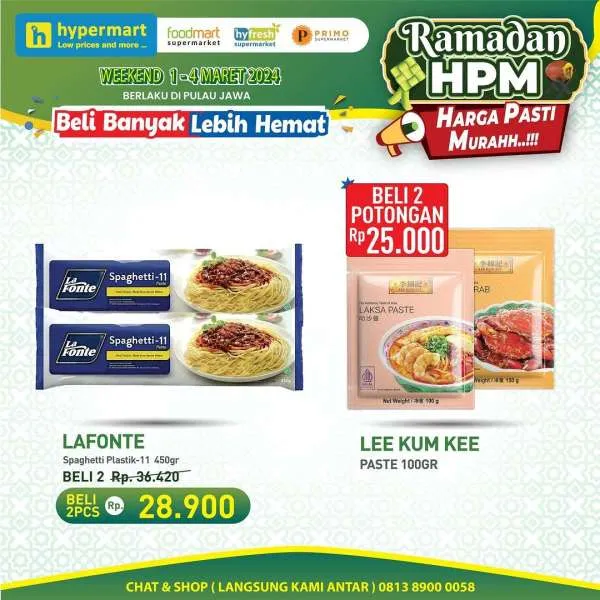 Promo Hypermart Beli Banyak Lebih Hemat Periode 1-4 Maret 2024