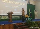 Ketika pejabat Kementerian Keuangan memberi kuliah umum di IAIN.