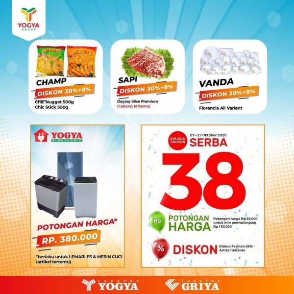 Promo Yogya Supermarket 5-11 Oktober 2020 