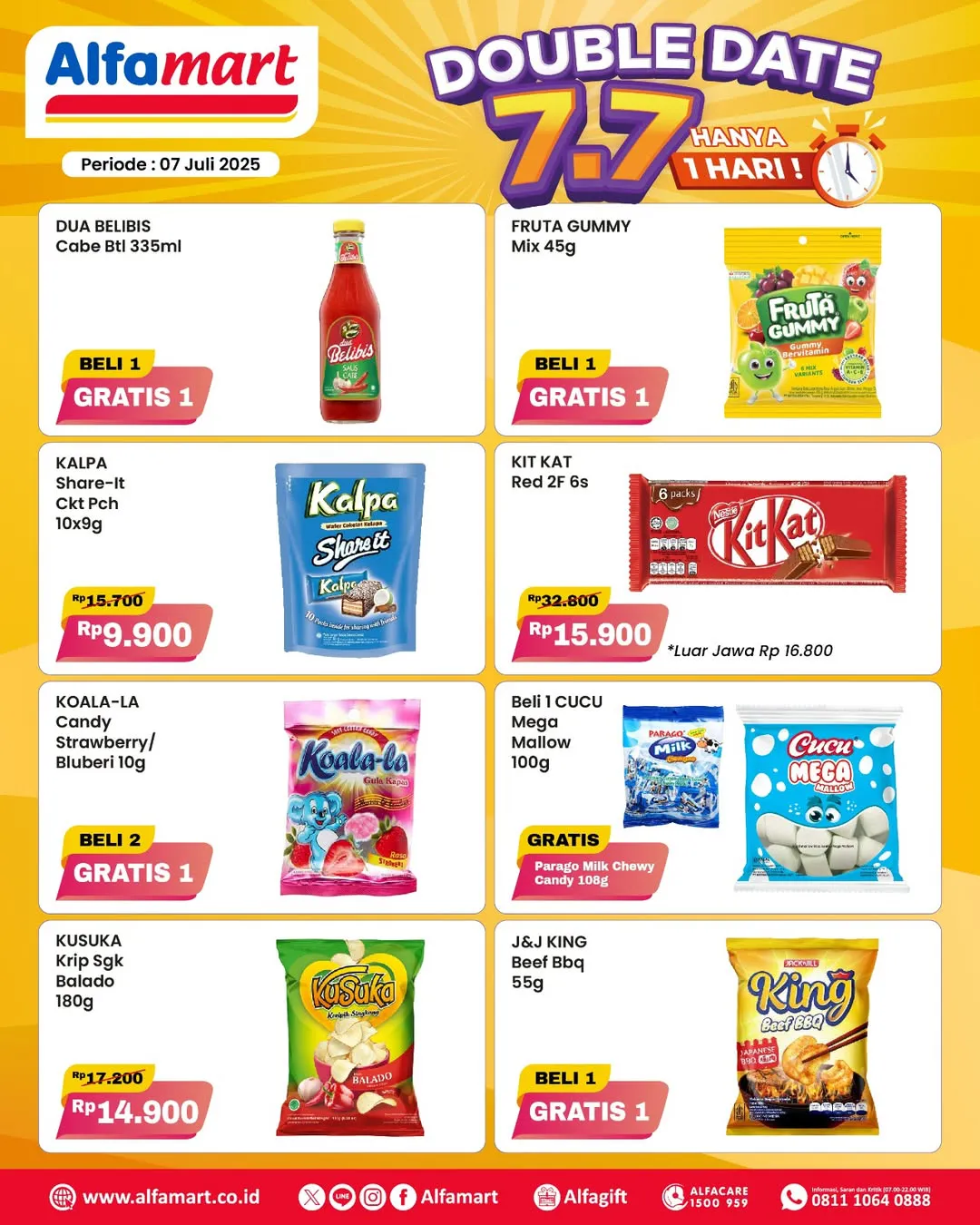 Promo 7.7 Alfamart Periode 7 Juli 2025