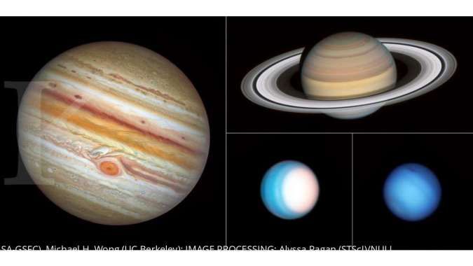 Menakjubkan! NASA pamerkan potret terbaru planet Jupiter, Saturnus, Uranus & Neptunus