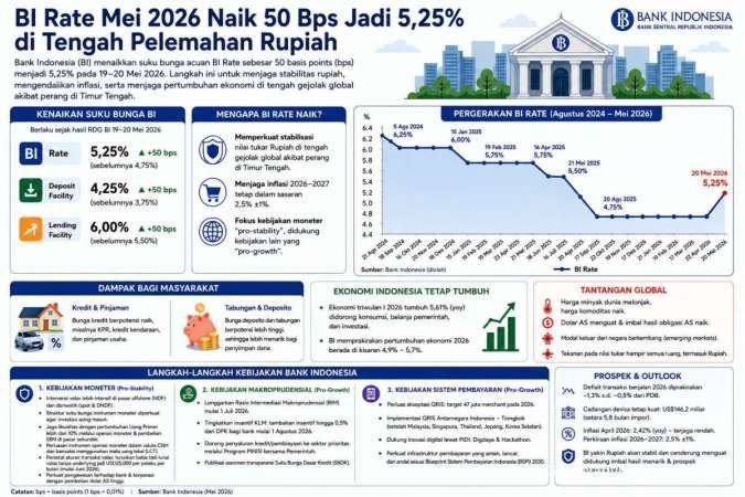 BI Rate Naik Tinggi, Bank Indonesia Yakin Nilai Tukar Rupiah Membaik