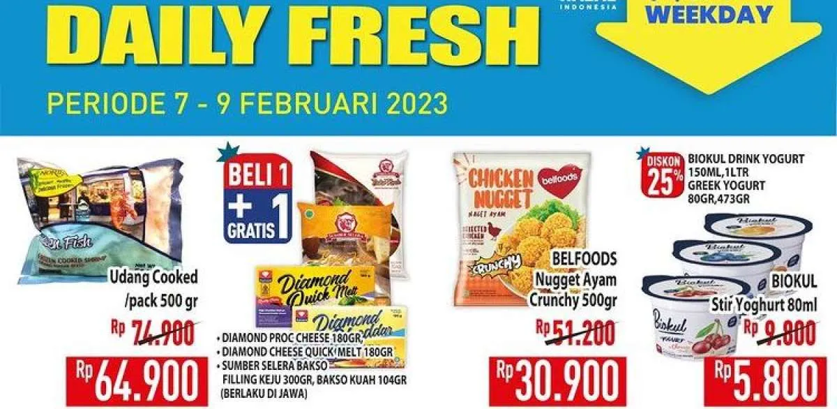 Promo Hypermart Terbaru 8 Februari 2023, Dapatkan Diskon dan Promo Beli 1 Gratis 1