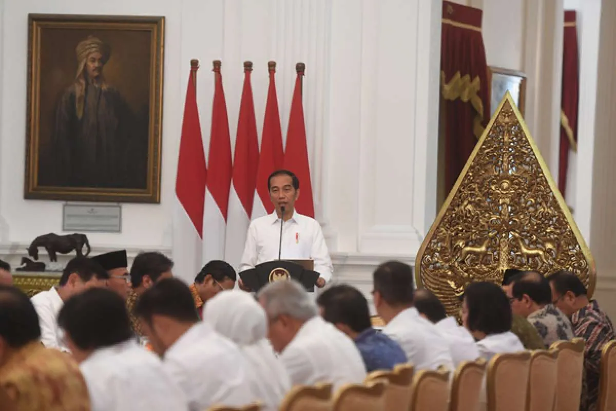 Jokowi: Tujuan besar Kabinet Indonesia Maju menciptakan lapangan pekerjaan 