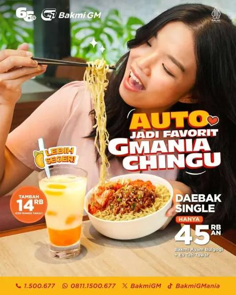Promo Bakmi GM Daebak Single Bakmi Ayam Bulgogi