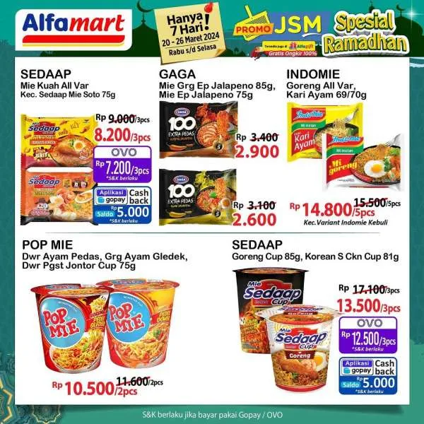 Promo JSM Alfamart Hanya 7 Hari Periode 20-26 Maret 2024