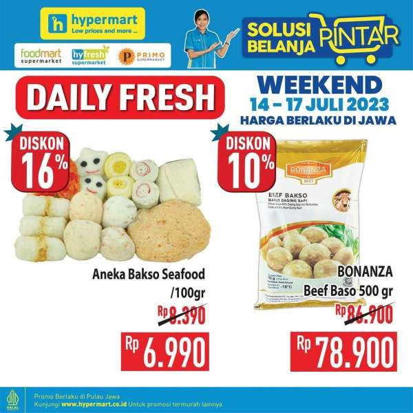 Katalog Harga Promo JSM Hypermart 14-17 Juli 2023