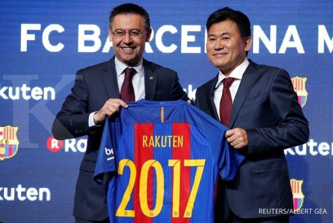 Klub Barcelona-Rakuten teken kerja sama sponsor