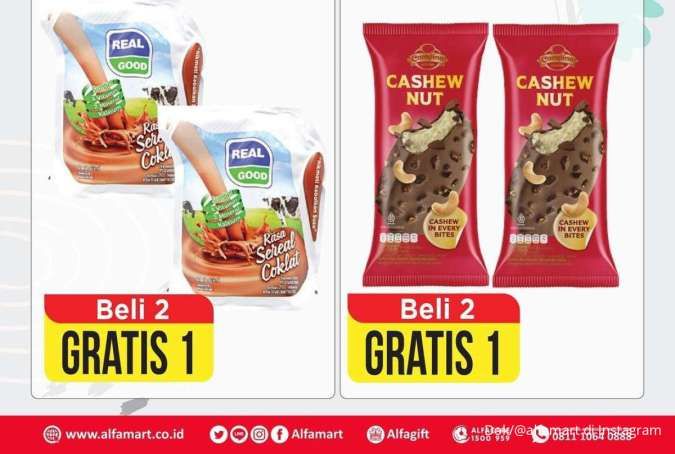 Promo Es Krim di Alfamart-Indomaret dan Superindo, Beli 2 Gratis 1 Sampai Besok