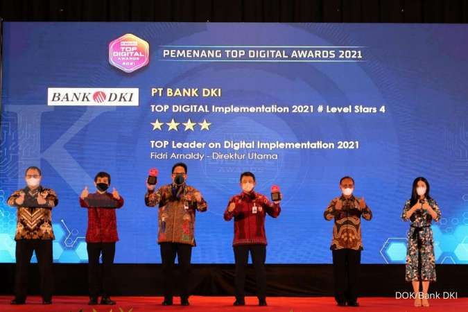 Bank DKI Raih Penghargaan Top Digital Awards 2021