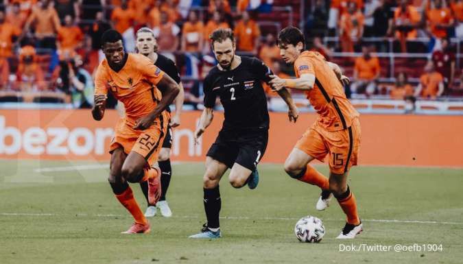 Hasil laga Belanda vs Austria di Grup C Euro 2020