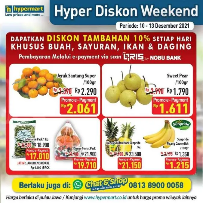 Promo Hypermart Hyper Diskon Weekend 10-13 Desember 2021