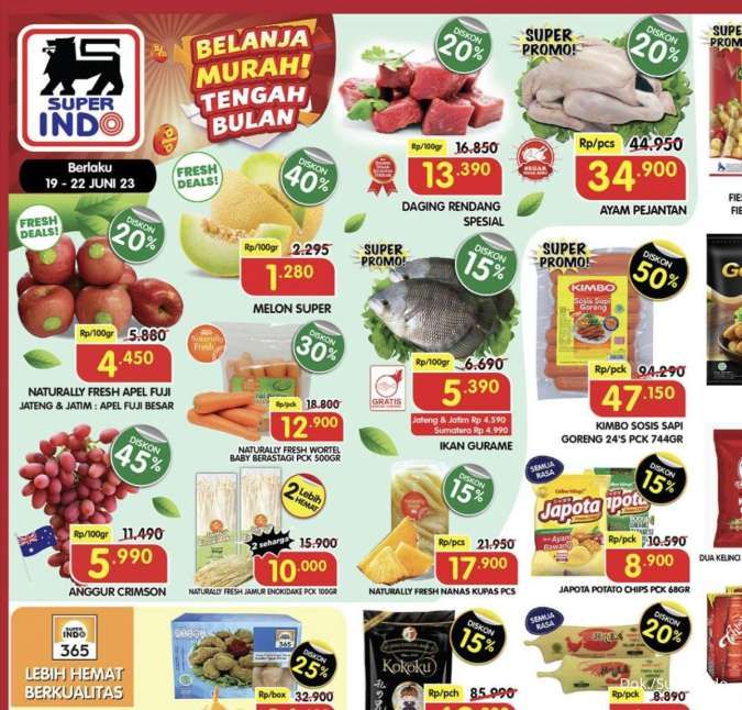 Katalog Promo Superindo Weekday Diskon hingga 50% Periode 19-22 Juni 2023