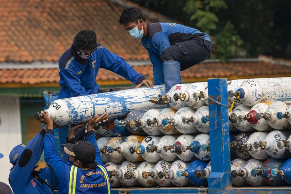 Kemenperin menyebut sampai saat ini belum ada produsen tabung oksigen dalam negeri