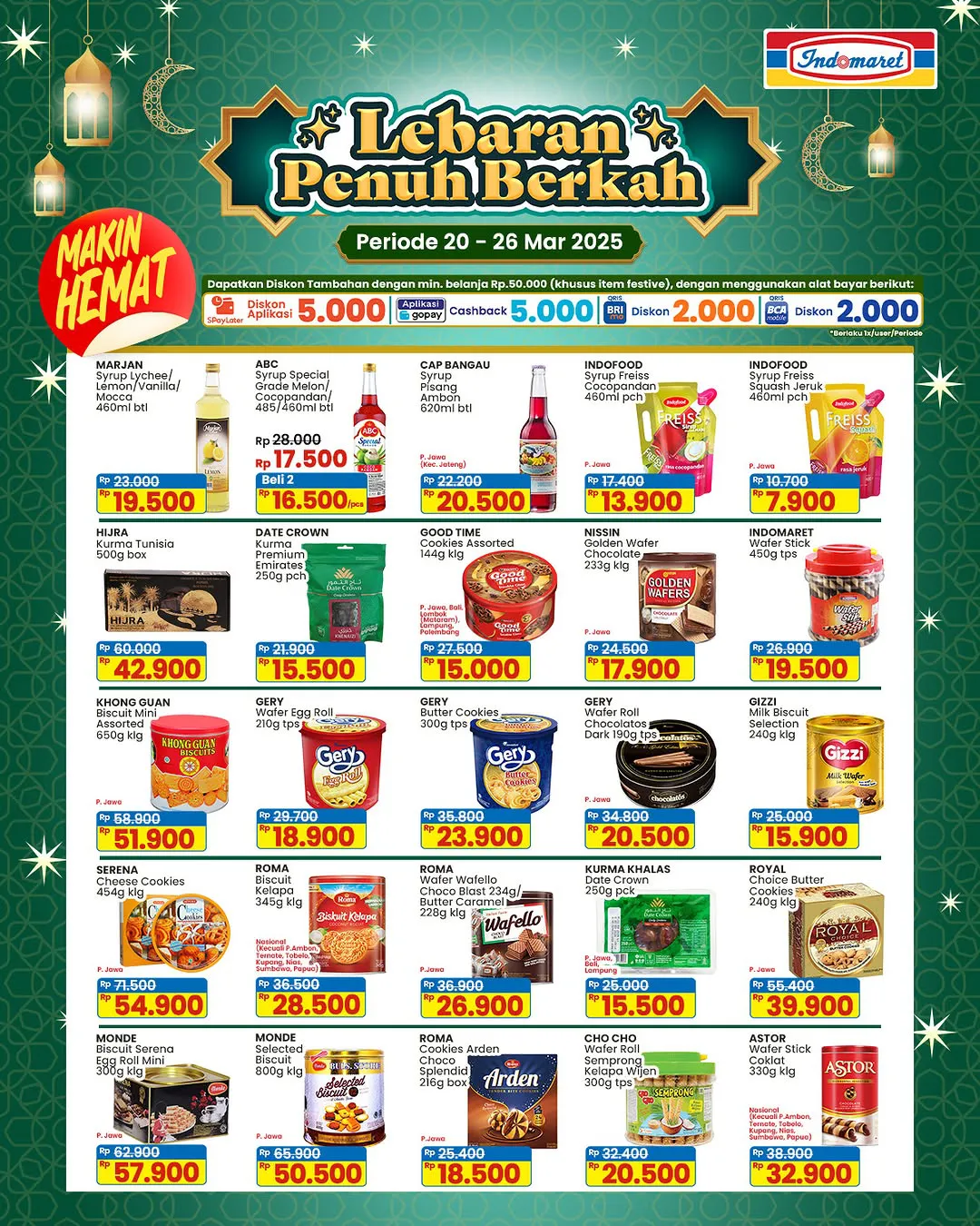 Promo Indomaret Jelang Lebaran Periode 20-26 Maret 2025