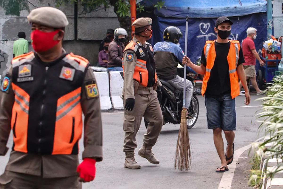 PSBB Jakarta sudah diperketat, 26.600 warga masih terjaring tak pakai masker