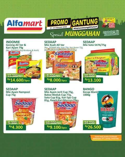 Promo Alfamart Gantung Spesial Munggahan Periode 21-27 Februari 2025