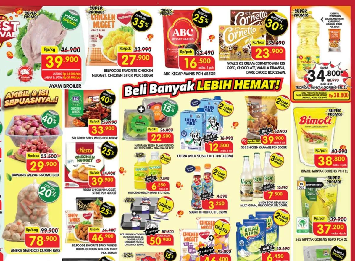 Promo Superindo Hari Ini Periode 24-26 Oktober 2025, Beli 1 Gratis 1 Nugget-Body Wash