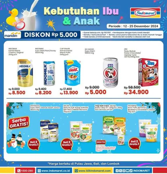 Promo Indomaret Super Hemat Periode 12-25 Desember 2024
