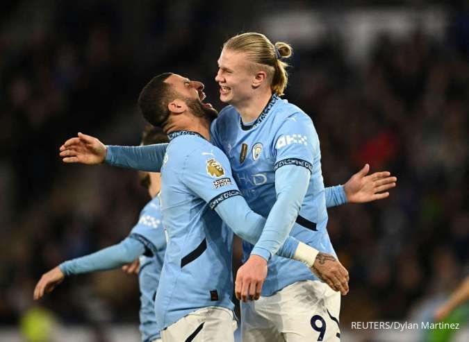 Link Live Streaming Man City vs West Ham di Liga Inggris Pekan 20