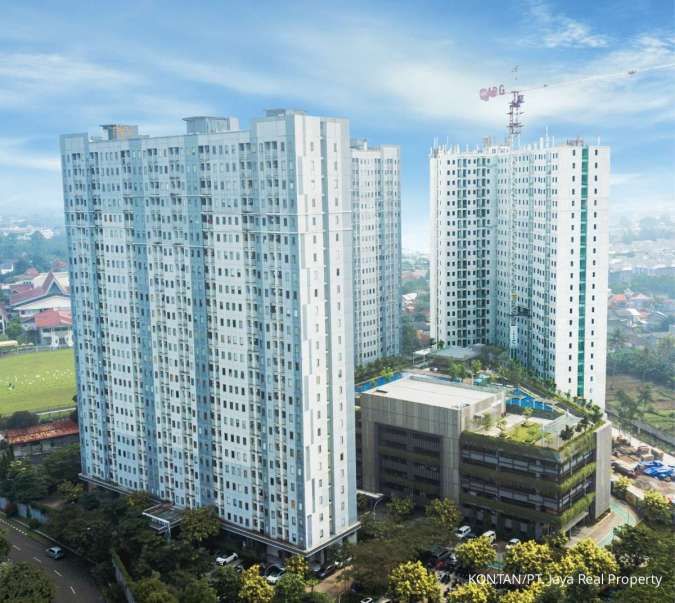 JRPT Terus Kembangkan Proyek Apartemen, Terbaru Topping Off Tower C Emerald Bintaro