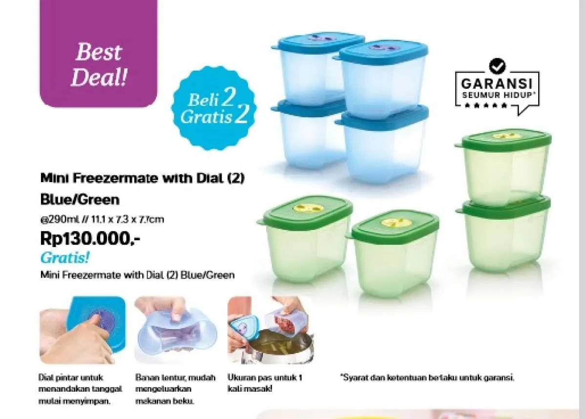 Sambut Hari Ibu, Katalog Promo Tupperware Desember 2023 Bisa Jadi Kado Spesial
