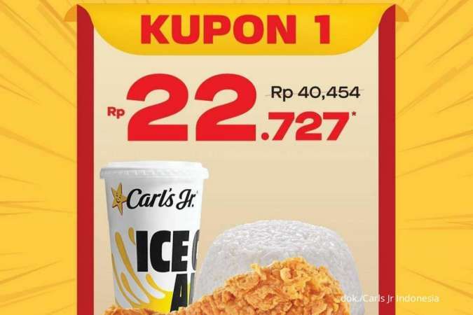 Promo Carls Jr Oktober 2022, Tunjukkan CJ Kupon Oktober Dapat Diskon Setengah Harga