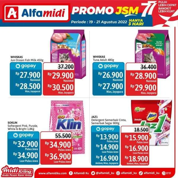 Promo JSM Alfamidi Periode 19-21 Agustus 2022