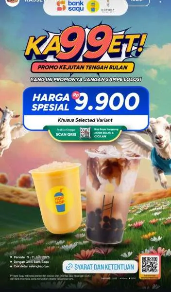 Promo KA99ET Bank Saqu dengan Hop Hop