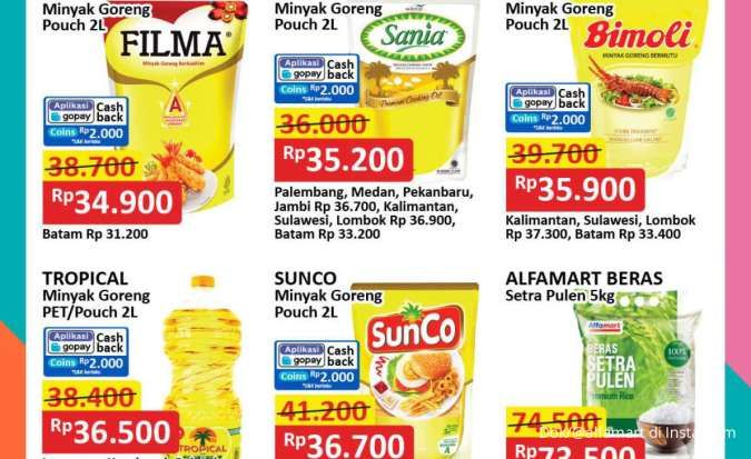 Promo Minyak Goreng Spesial di JSM Superindo dan Alfamart Weekend Hanya 3 Hari