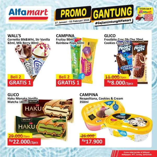 Promo Alfamart Gantung Periode 27 Januari-2 Februari 2025