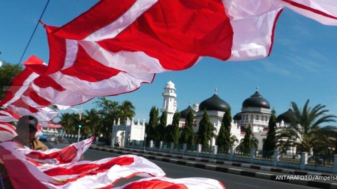 Presiden Jokowi shalat Id di Masjid Baiturrahman