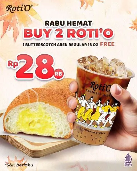 Promo RotiO Tiap Rabu Hemat