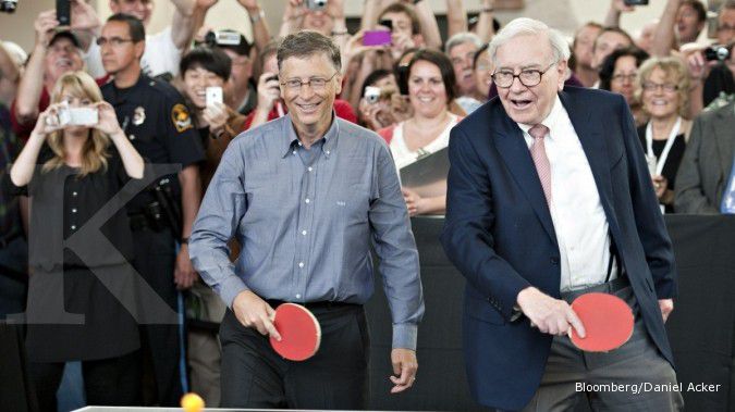 Predikat orang terkaya dunia kembali ke Bill Gates