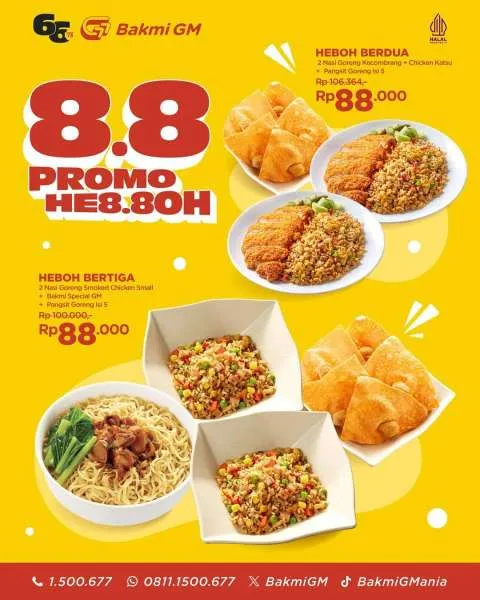 Promo Bakmi GM HE8.8OH Paket Ramean