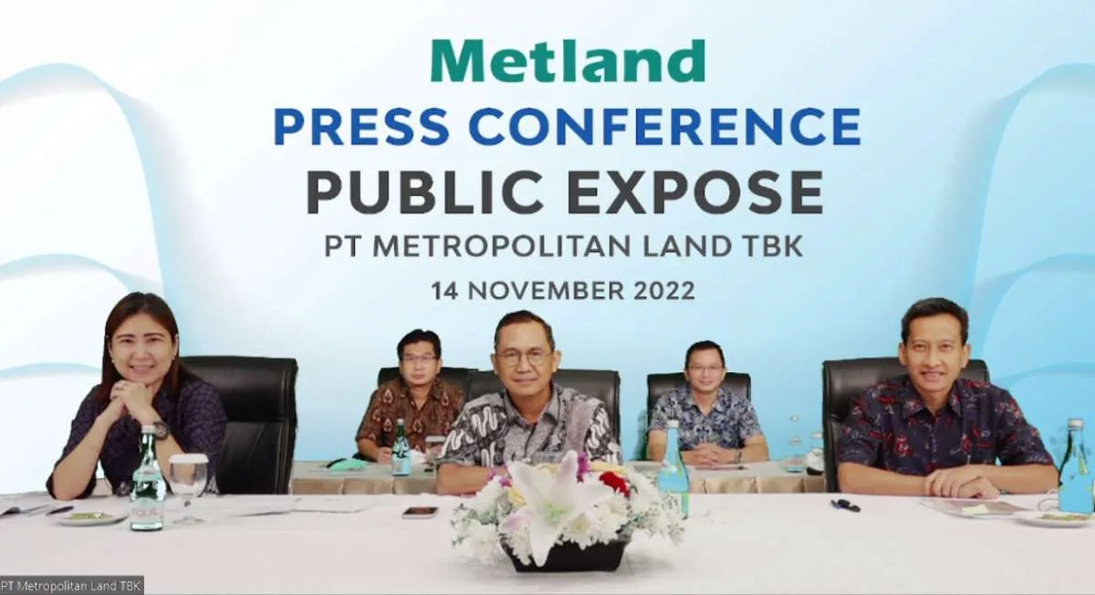 Metropolitan Land (MTLA) Optimistis Kinerja Tahun Ini Tumbuh Dobel Digit