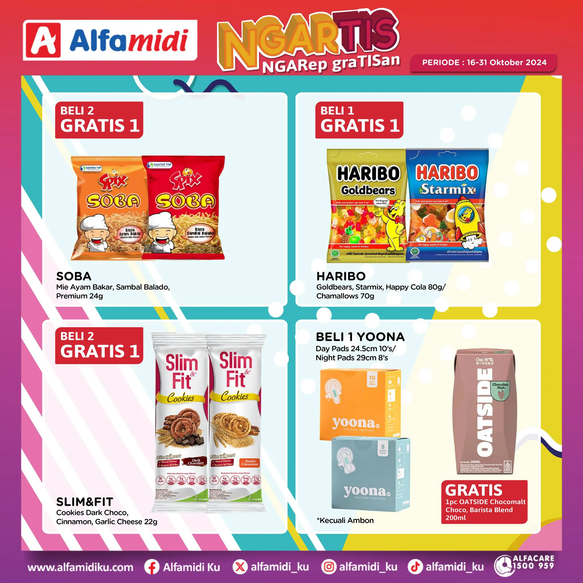 Promo Alfamidi Ngartis (Ngarep Gratisan) Periode 16-31 Oktober 2024