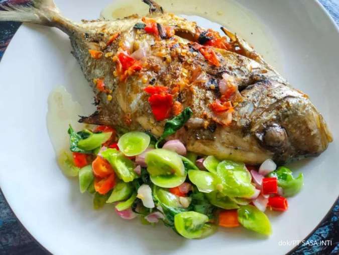 Ikan bakar colo-colo khas ambon maluku