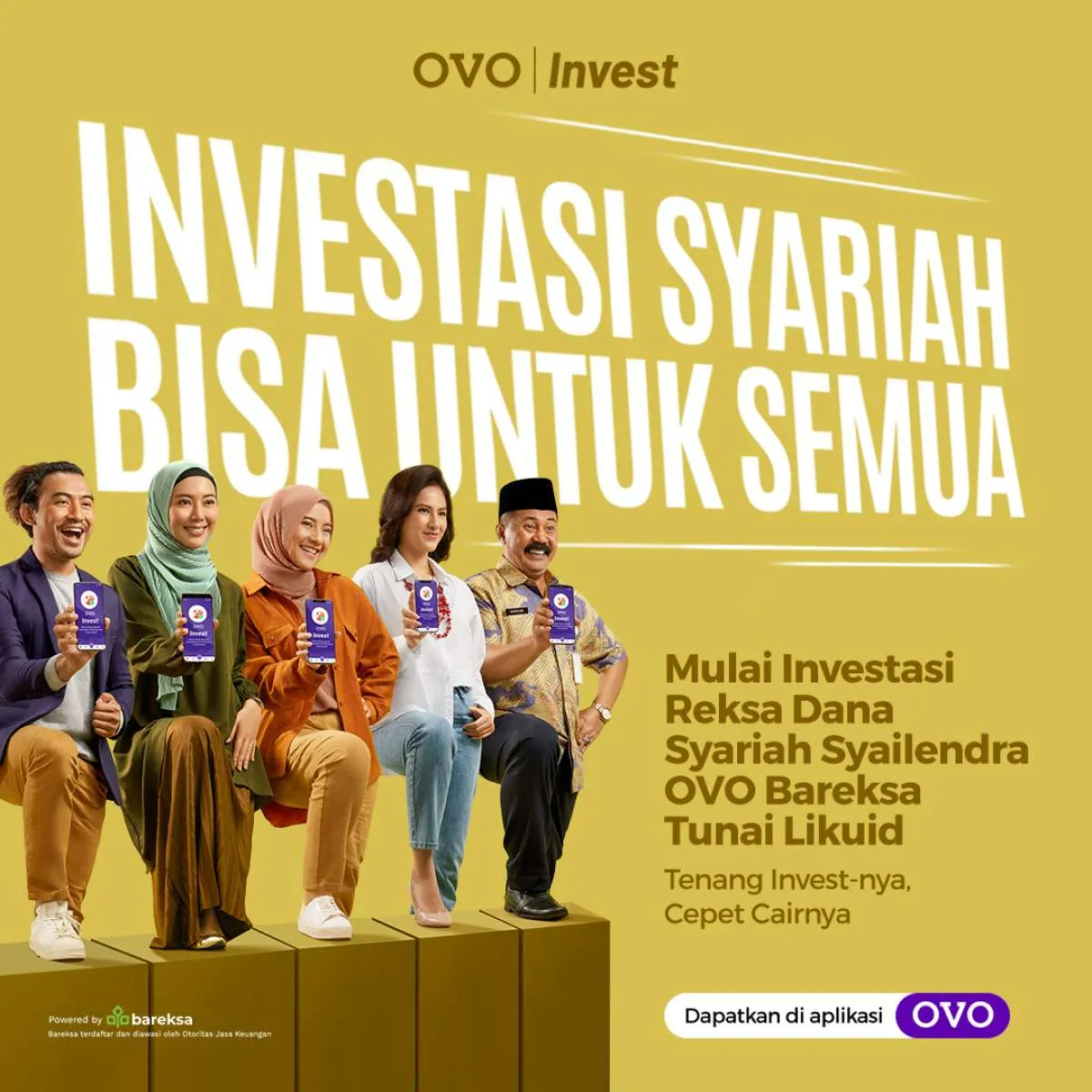 Gandeng Bareksa dan Syailendra, OVO luncurkan reksadana syariah di platformnya