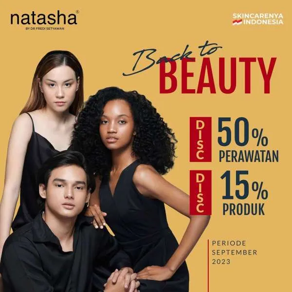 Promo Natasha Back to Beauty Diskon 50% Periode September 2023