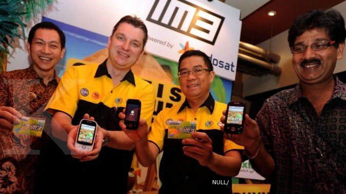 Indosat menargetkan pelanggan IM3 naik 10% di 2013