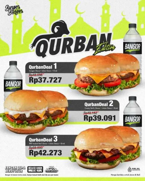 Promo Burger Bangor Qurban Edition Paket Hemat