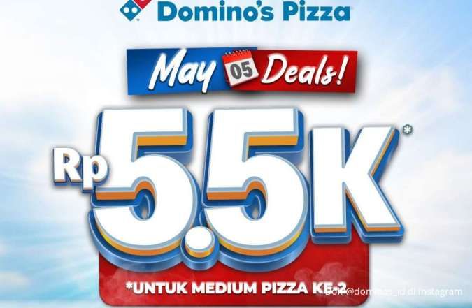Promo 5.5 Hari Ini 5 Mei 2025 di HokBen, Alfamart, Indomaret, Domino Pizza dan CFC