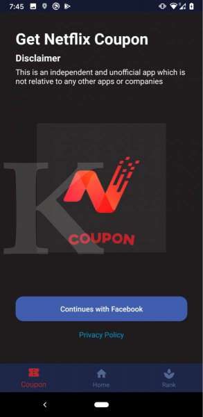 Malware FlyTrap yang menyamar lewat aplikasi Android yang menawarkan kupon Netflix